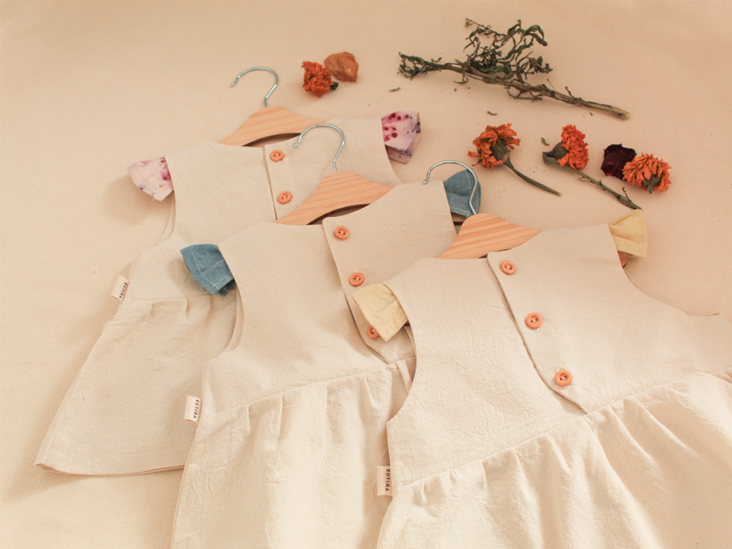 Vestido rústico bebé