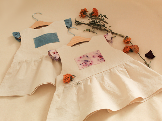 Vestido rústico bebé