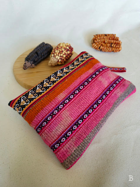 Estuche tejido del valle sagrado