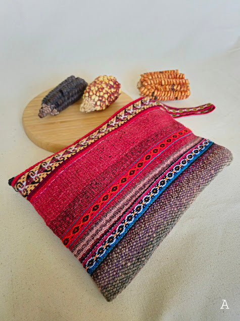 Estuche tejido del valle sagrado