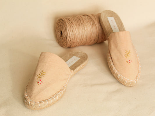 Alpargata "Tamarugo y pimientas"