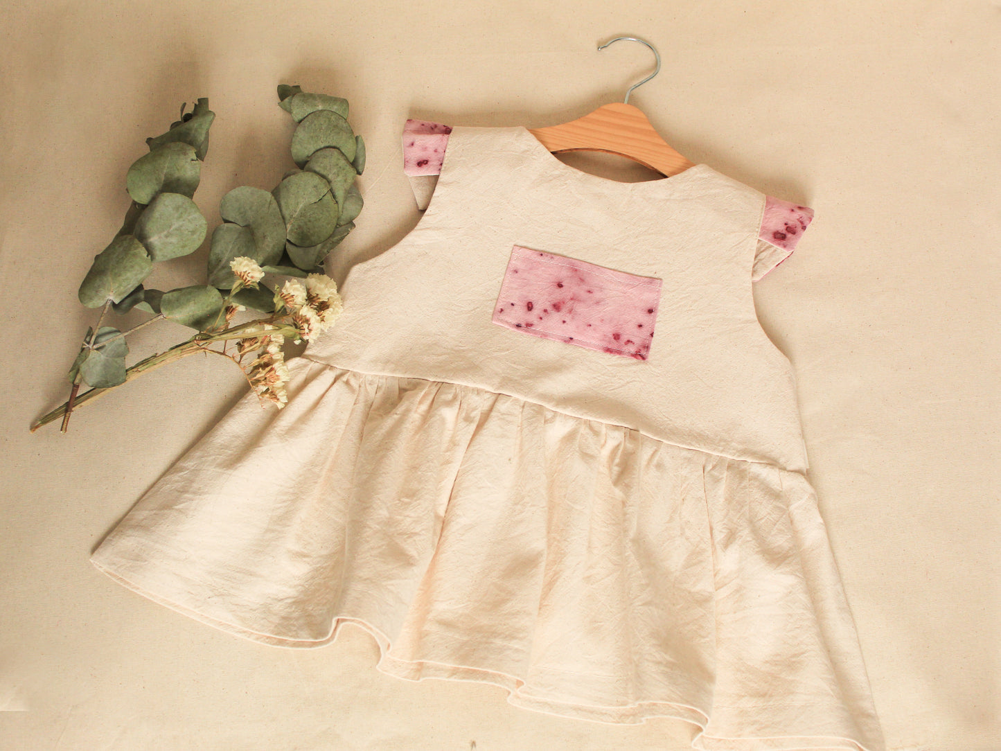 Vestido rústico bebé