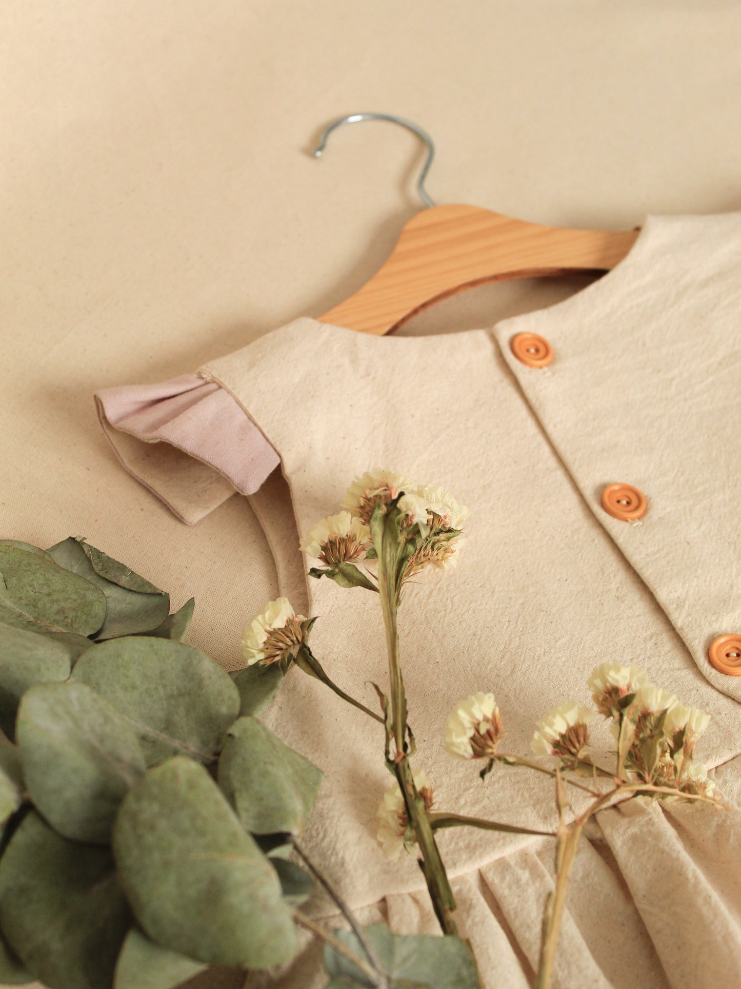 Vestido rústico bebé