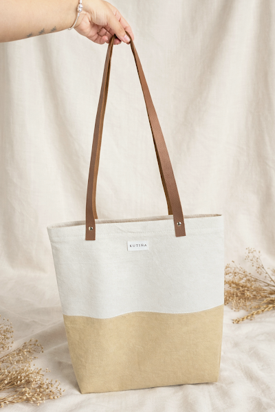 Totebag asas cuero